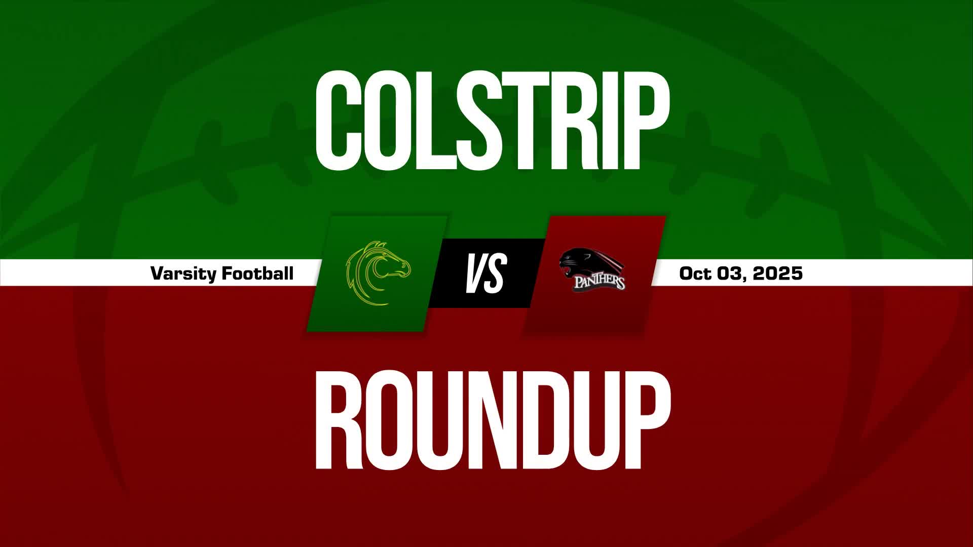 Football Game Preview: Roundup Panthers vs. Huntley Project Red 