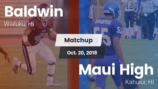 Football Game Recap: Maui vs. Baldwin