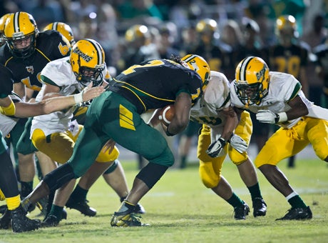 It's easy to block for Derrick Henry, his linemen say, and that's because he runs so very hard.