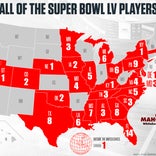 Home states of Super Bowl LV players