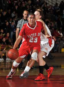 Kaleena Mosqueda-Lewis was the MaxPreps Girls Basketball Player ofthe Year for 2010-11.