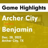 Basketball Game Recap: Benjamin Mustangs vs. Archer City Wildcats