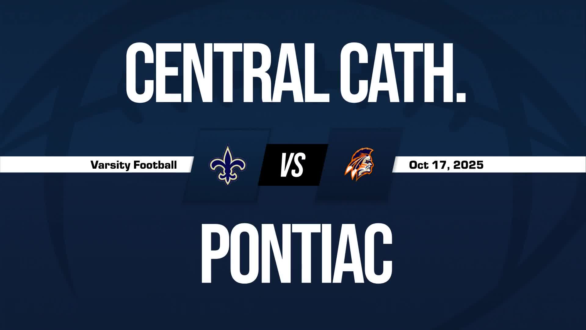 Football Game Preview: Pontiac Indians vs. St. Joseph-Ogden Spartans + How To Watch