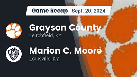 Football Recap: Israel Hoff Leads Moore's Defense  on Friday