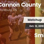 Football Game Recap: Cannon County vs. Smith County