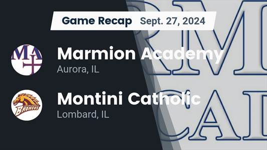 Football Game Preview: Marmion Cadets vs. IC Catholic Prep Knigh