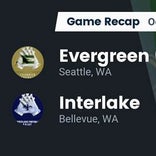 Football Game Recap: Interlake Saints vs. Evergreen Wolverines