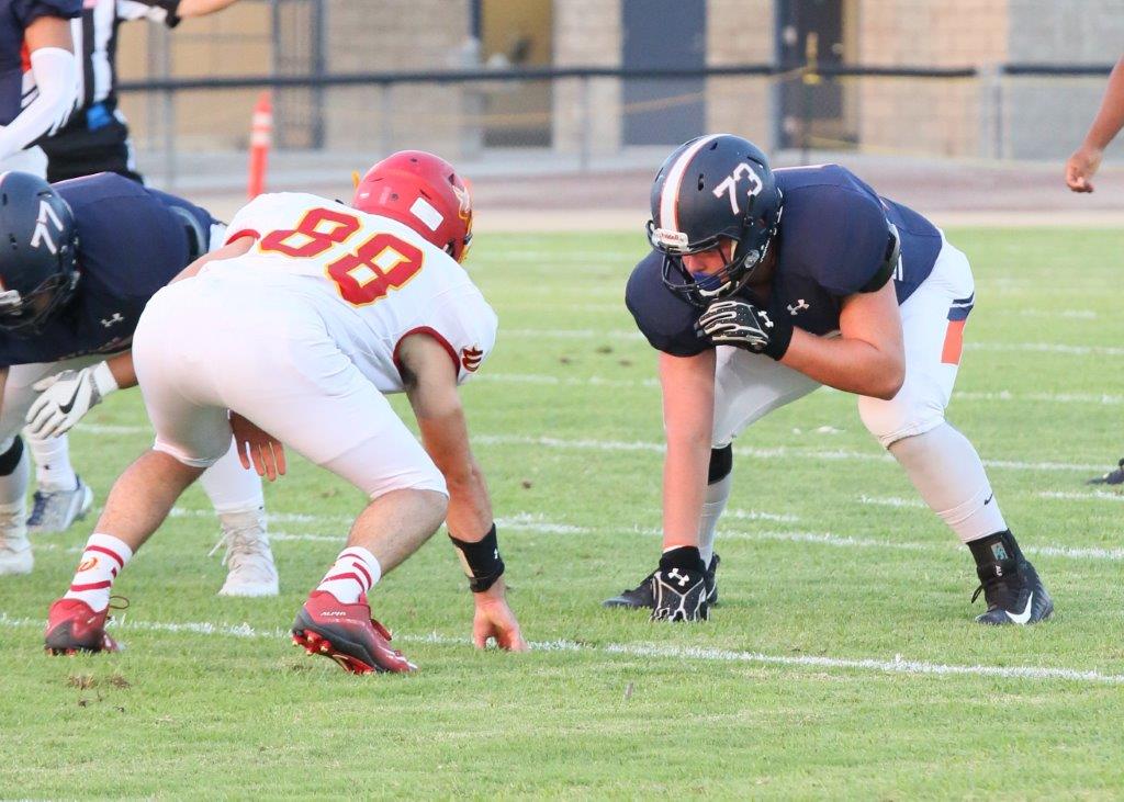 Trevor Pulsifer has taken on the role of left tackle this season for Cypress and protecting the quarterback's blind side.