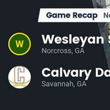 Football Game Recap: Calvary Day Cavaliers vs. Cedar Grove Saints