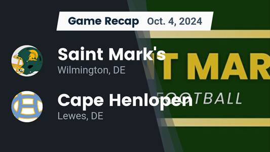Football Recap: Cape Henlopen Comes Up Short