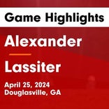 Soccer Recap: Lassiter has no trouble against Alexander