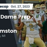 Football Game Recap: Williamston Hornets vs. Notre Dame Prep Fighting Irish