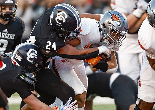 Corner Canyon and Skyridge have met in Utah's Class 6A state championship game in each of the past two seasons. Skyridge won in 2022 while Corner Canyon prevailed in the 2023 contest pictured. (Photo: Craig Peterson)