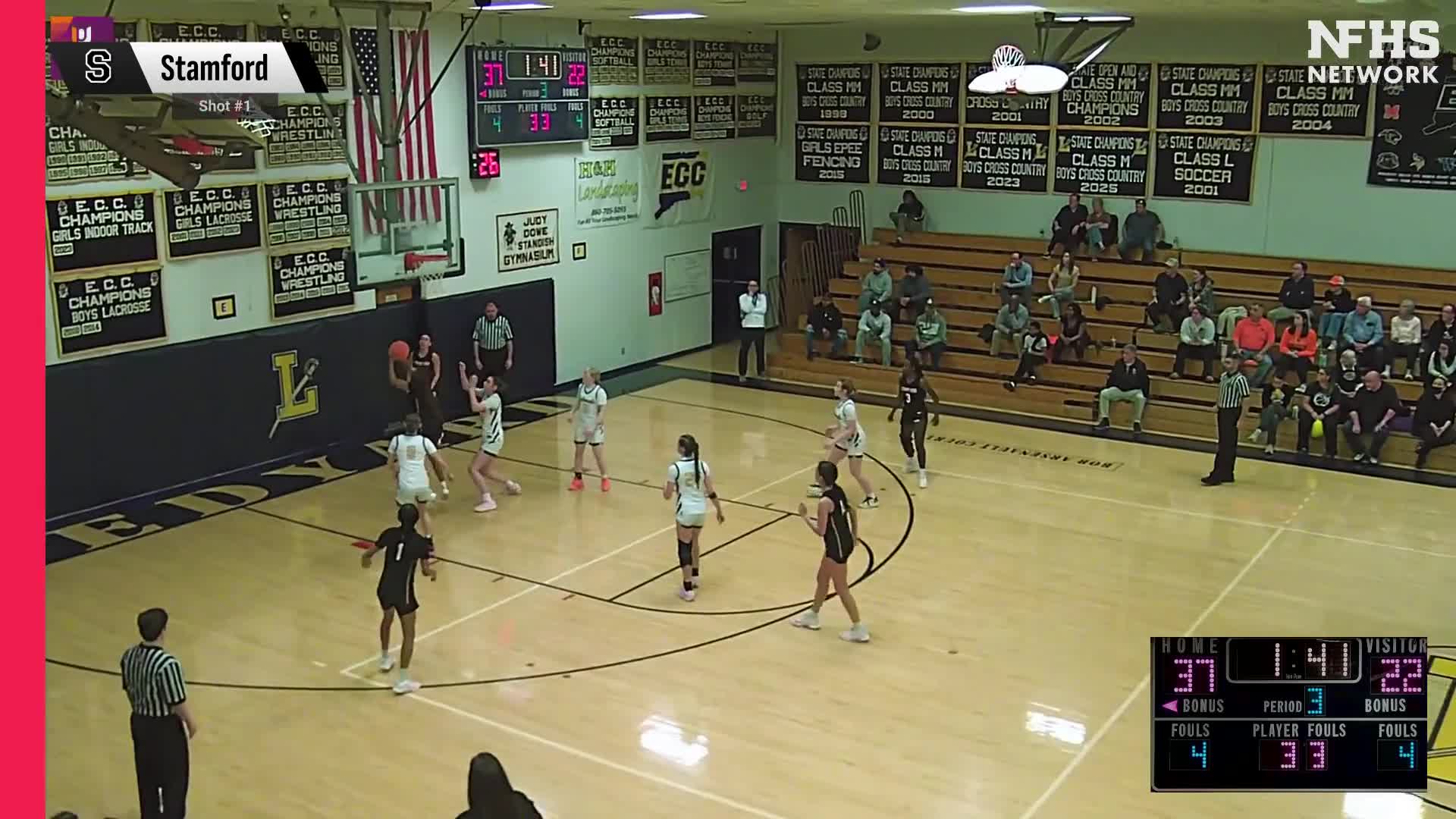 Basketball Recap: Stamford Snaps Four-Game Streak of Wins on the Road + How To Watch