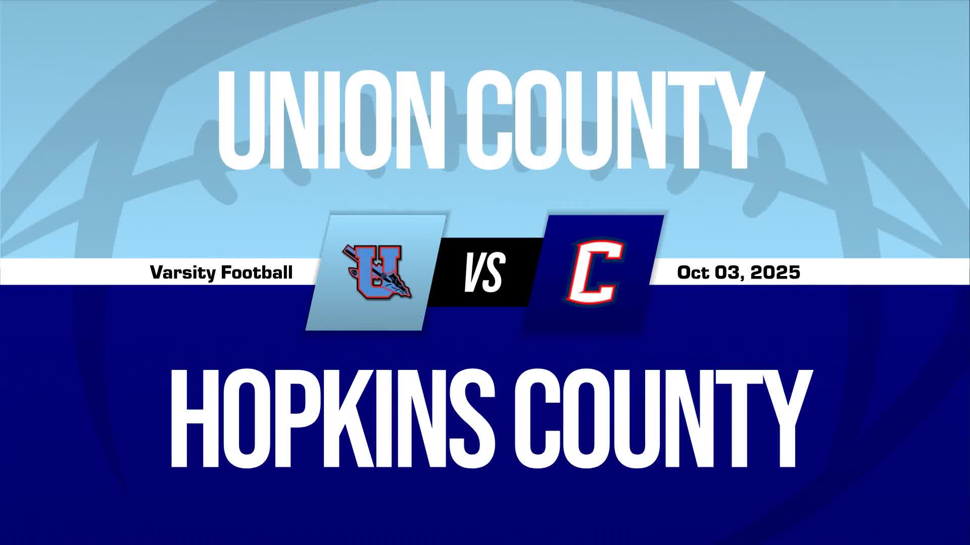 Football Recap: Hopkins County Central Sets Scoring Season-High Against Webster County + How To Watch