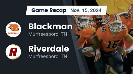 Football Recap: Friday's  Win Is Riverdale's Eighth in Last Nine