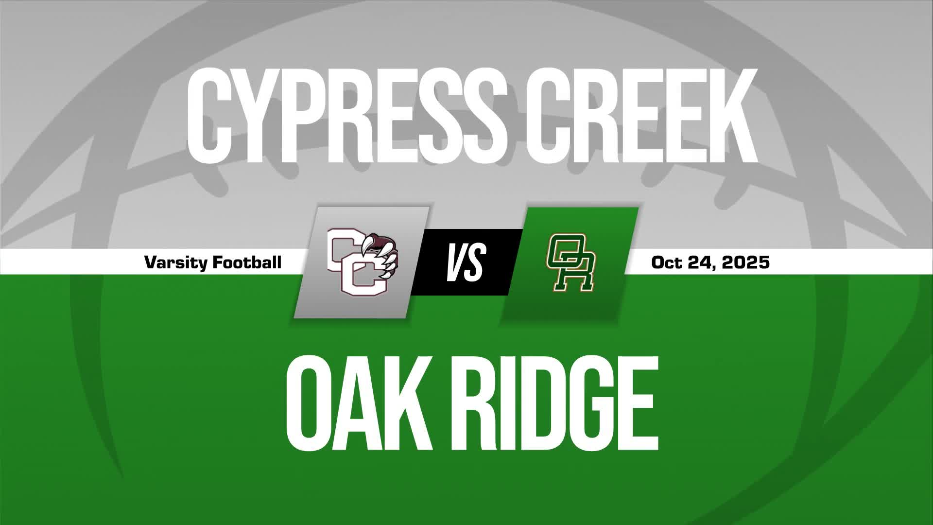 Football Game Preview: Cypress Creek Bears vs. Freedom Patriots + How To Watch