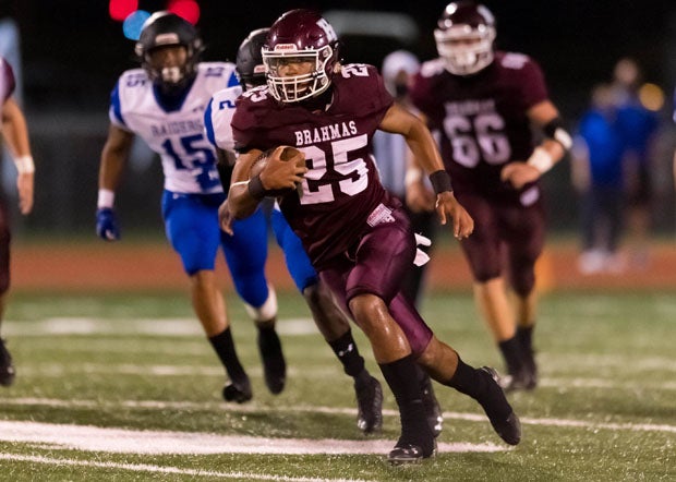 Texas commit Jonathon Brooks rushed for school records of 501 yards and nine touchdowns on Friday night.