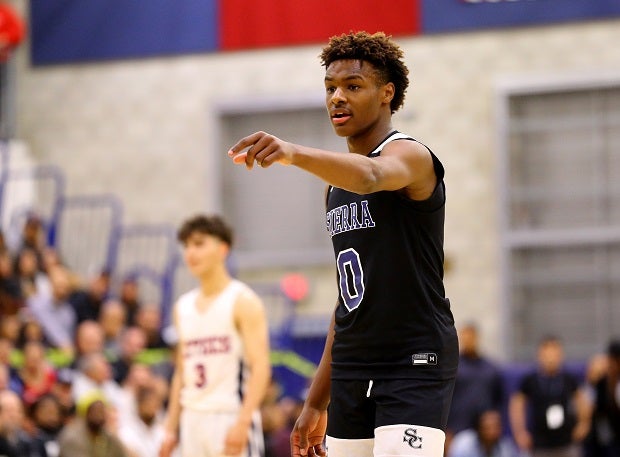 Bronny James and the Sierra Canyon team will be featured in an Amazon Prime docuseries coming in February.