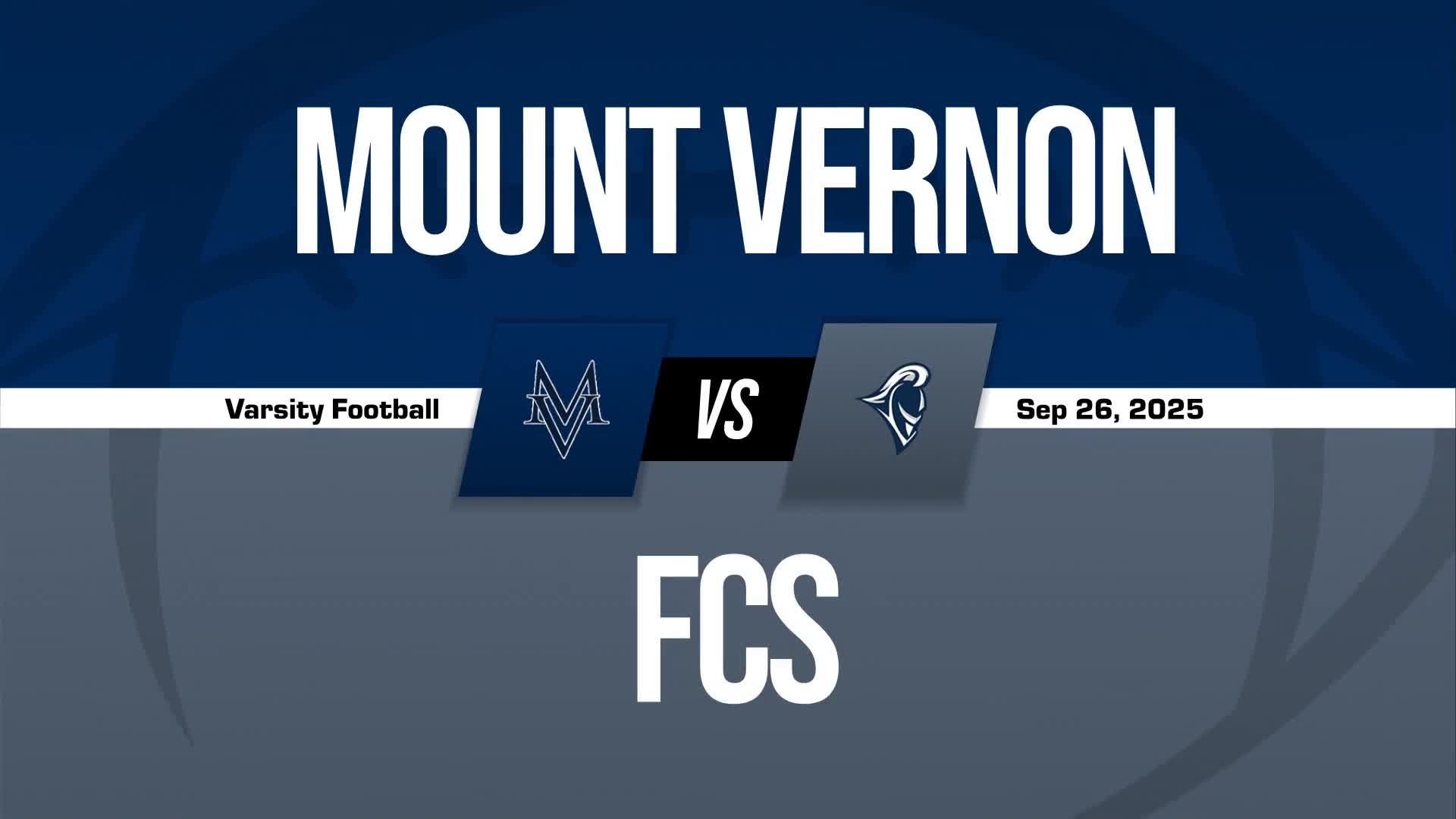 Football Recap: Mount Vernon Takes a Loss