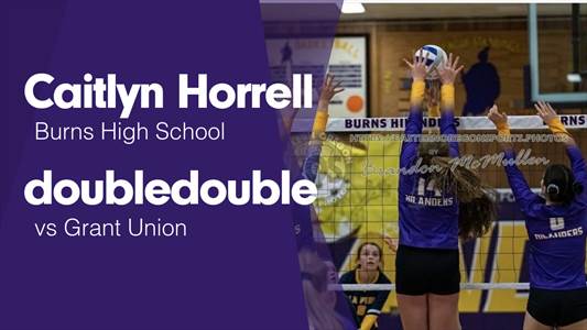 Caitlyn Horrell Game Report: vs McLoughlin