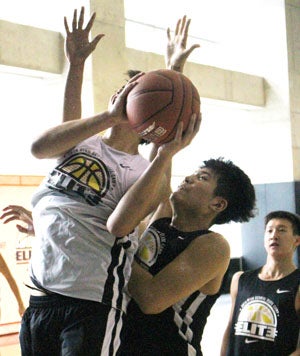 Players battle during all-star games. 