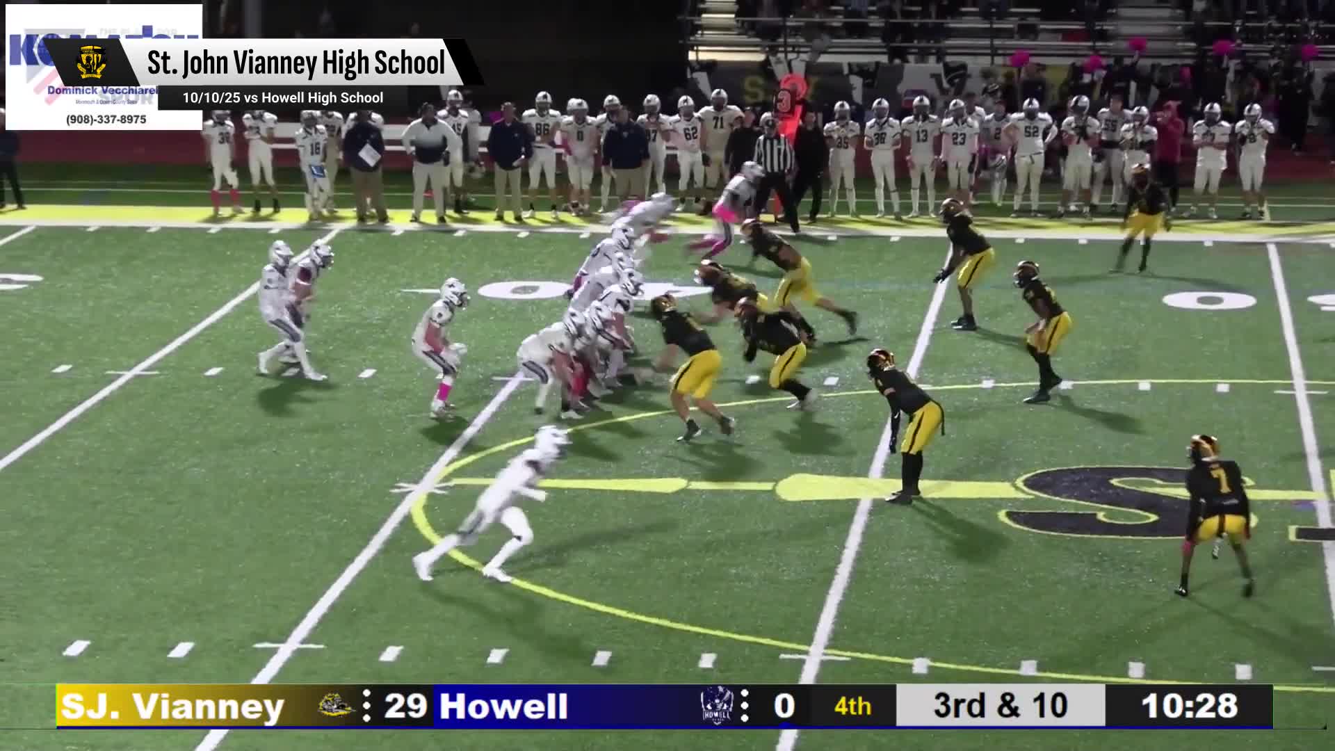 Football Recap: Wall Township Skates Past St. John-Vianney with Ease + How To Watch