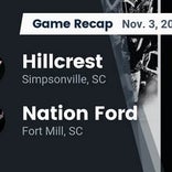 Football Game Recap: Nation Ford Falcons  vs. Hillcrest Rams