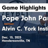 Basketball Game Recap: York Institute Dragons vs. Pope John Paul II Knights