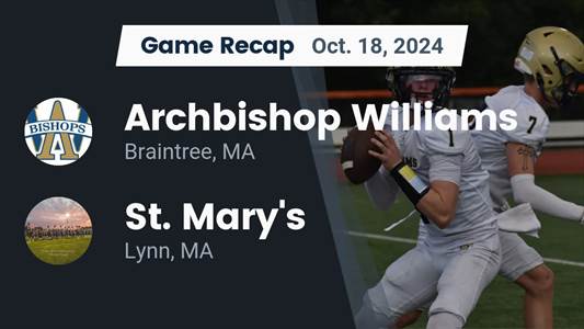 Football Game Preview: Archbishop Williams Bishops vs. Pembroke 