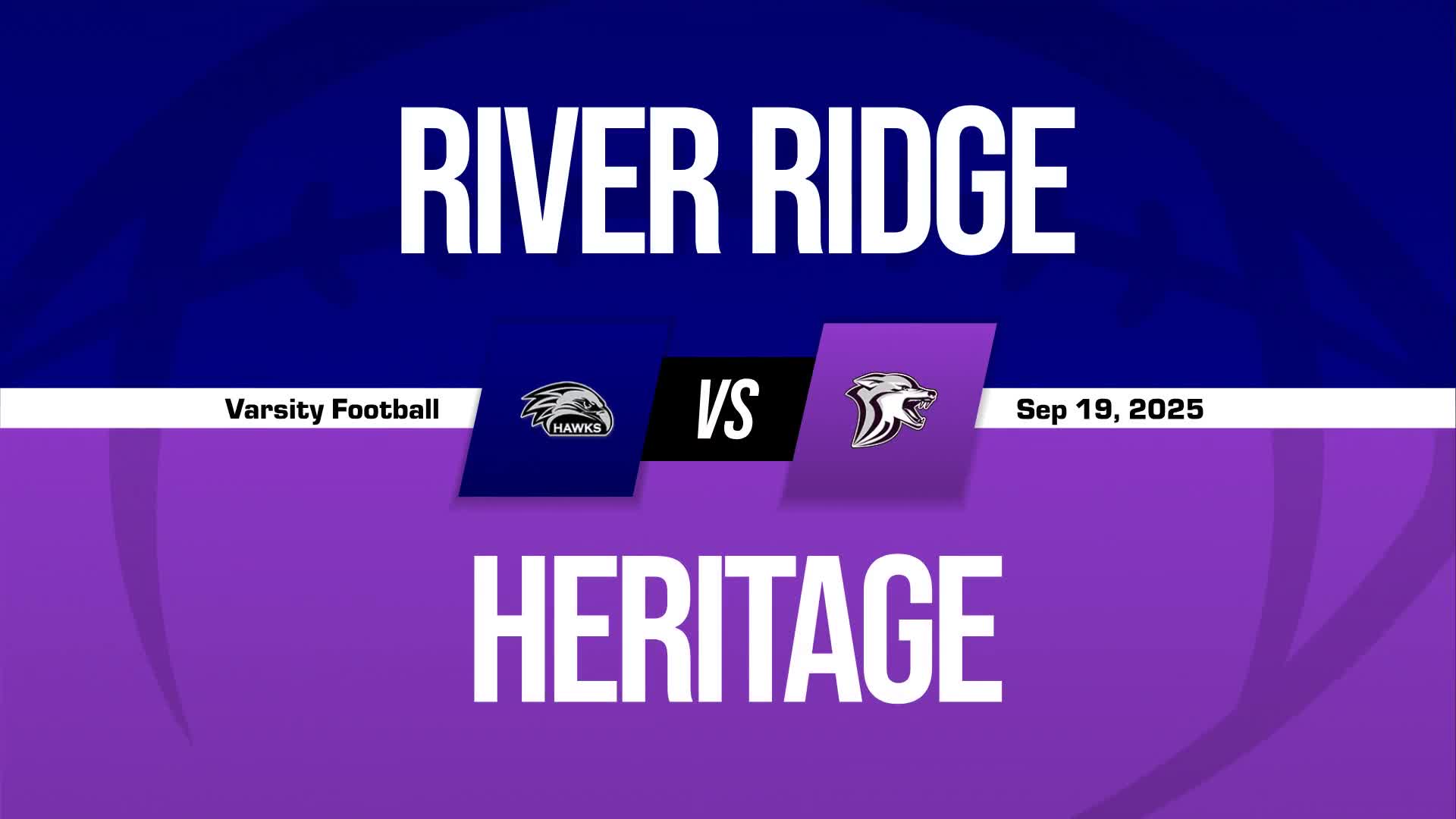 Football Recap: Heritage Beats River Ridge for Their Third Strai