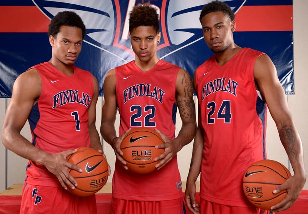 Leading the way for Findlay Prep this season are players (left to right): Rashad Vaughn, Kelly Oubre and Craig Victor.