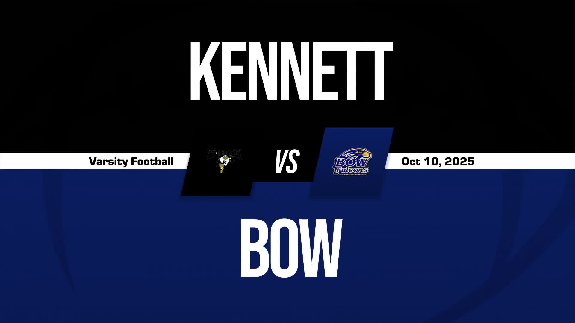 Football Recap: Kennett Piles Up the Points Against Bow