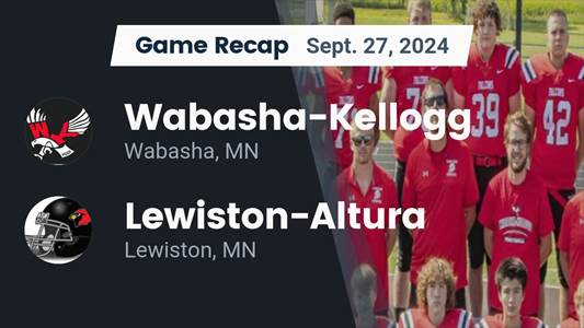 Football Game Preview: Wabasha-Kellogg Falcons vs. Fillmore Cent