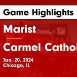 Carmel piles up the points against Joliet Catholic