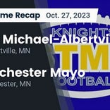 Football Game Recap: St. Michael-Albertville Knights vs. Mayo Spartans