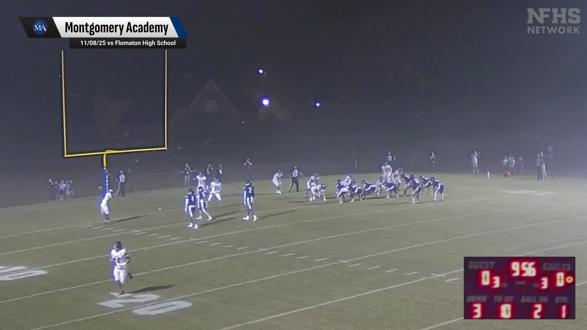 Football Recap: Montgomery Academy Skates Past Lee-Scott Academy with Ease