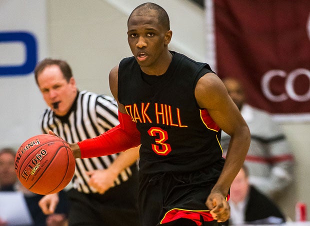 Junior point guard Terrence Phillips helped Oak Hill Academy bounce back from a loss at the Spalding Hoophall Classic with a pair of wins at the Penny Hardaway National Hoopfest.