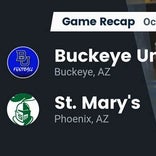 Football Game Recap: St. Mary&#39;s Knights vs. Buckeye Hawks