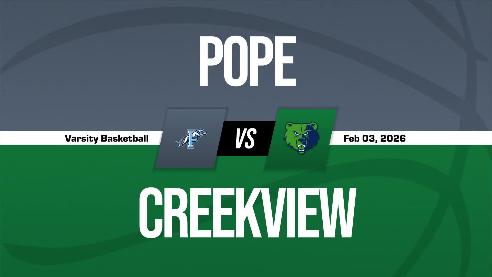 Basketball Recap: Bo Reid's Big Game Can't Quite Lead Creekview over Pope + How To Watch