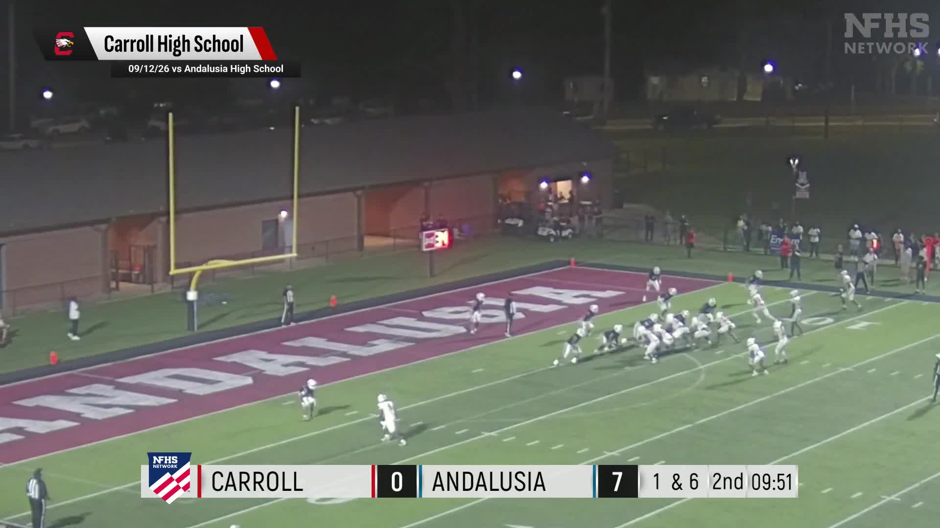 Football Recap: Carroll Rolls Past Ashford