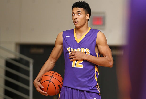 Malik Hluchoweckyj of Bellevue West is the top player in the state heading into the 2014-15 basketball season.