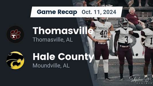 Football Recap: Thomasville's  Win  on Friday Extends Winning St