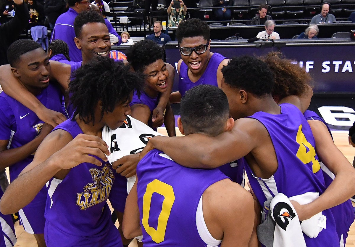 Lynwood won the CIF Division V state championship 89-58 over Sierra Friday at Golden 1 Center. (Photo: David Steutel)