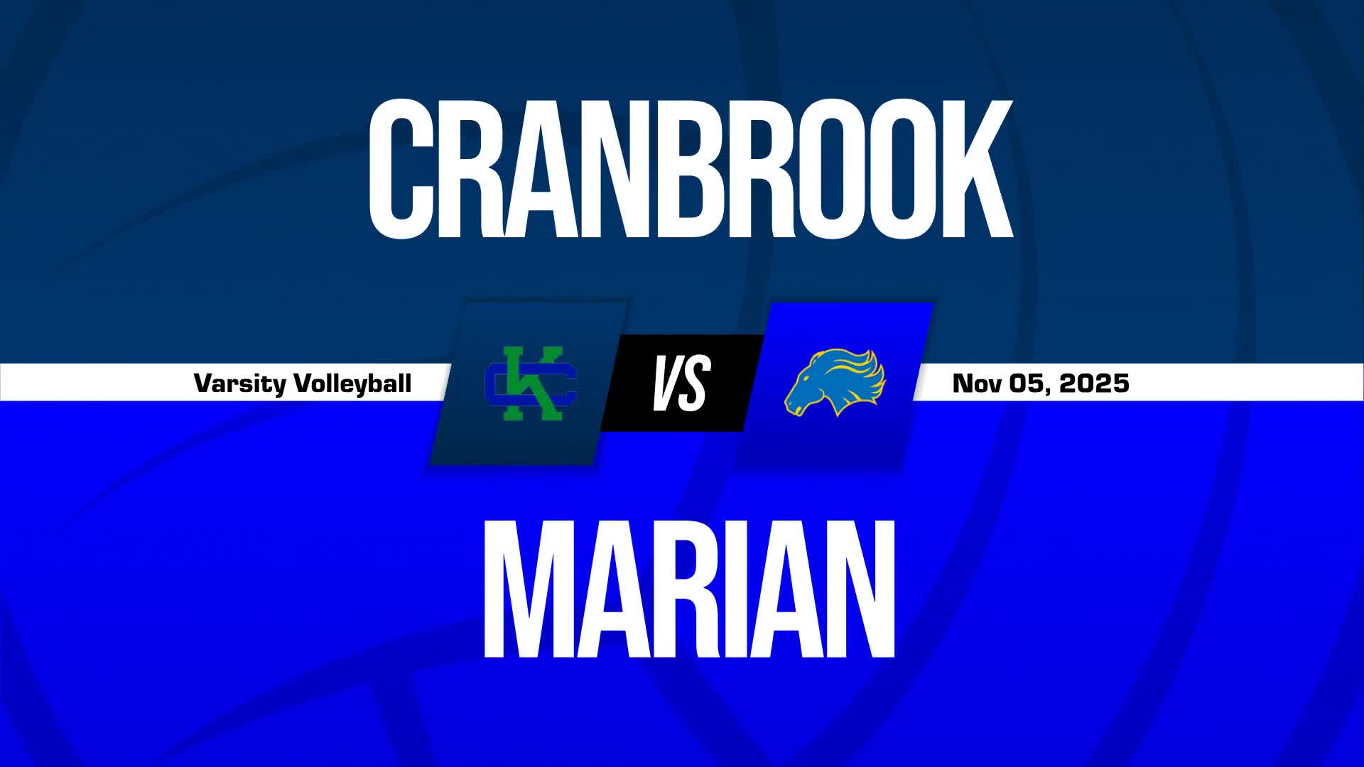 Volleyball Game Preview: Marian Mustangs vs. Bloomfield Hills Black Hawks