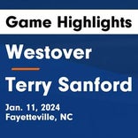 Terry Sanford piles up the points against Western Harnett