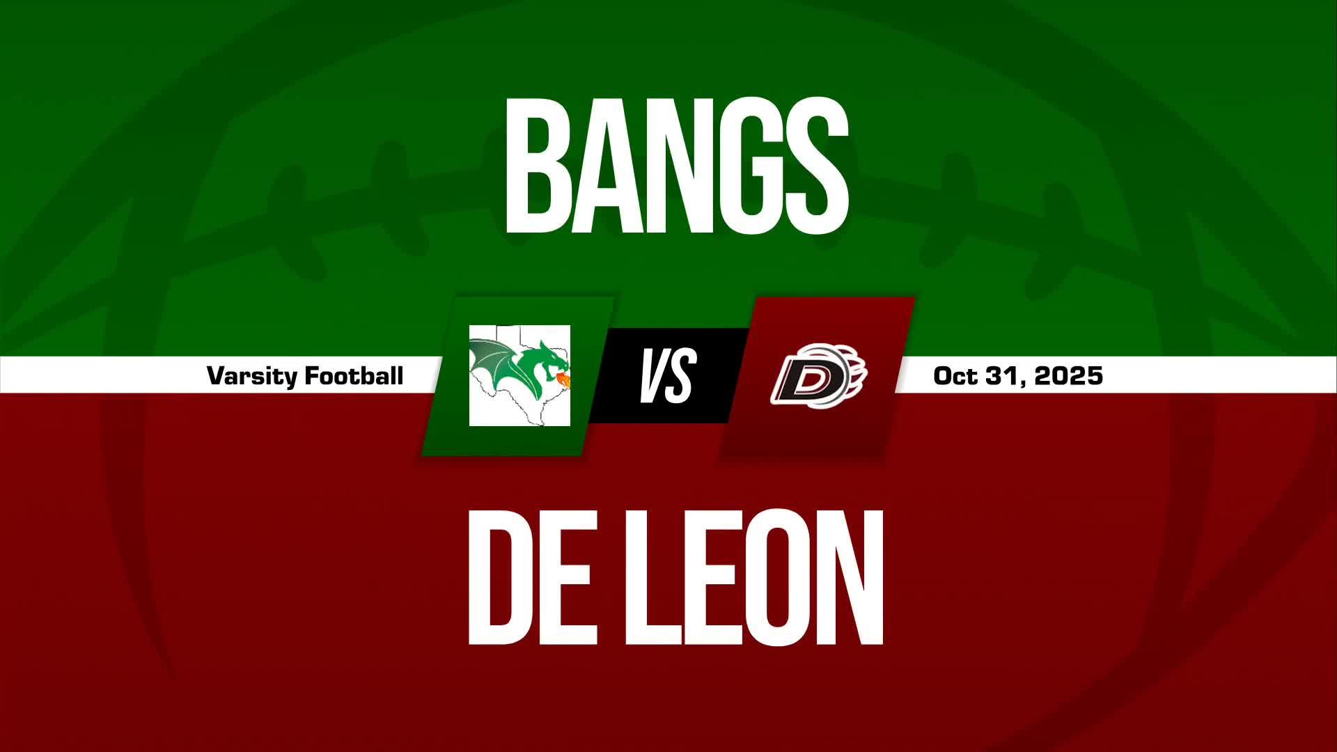 Football Game Preview: De Leon Bearcats vs. Hamilton Bulldogs