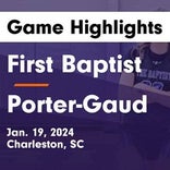 Basketball Recap: First Baptist School snaps three-game streak of wins at home