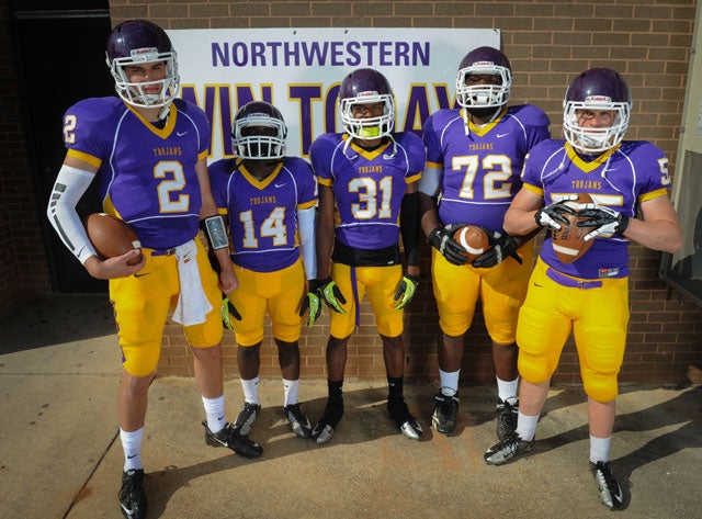 Northwestern will put its national ranking on the line against Gaffney, an in-state terror.