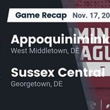 Football Game Recap: Appoquinimink Jaguars vs. Sussex Central Golden Knights